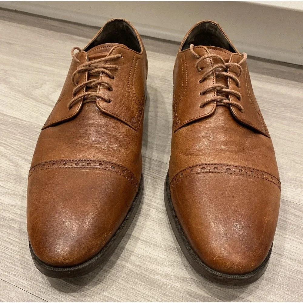 Cole Haan Men's Dress Shoes Jefferson Grand Cap‎ Toe Oxford C23791 Size 11 M